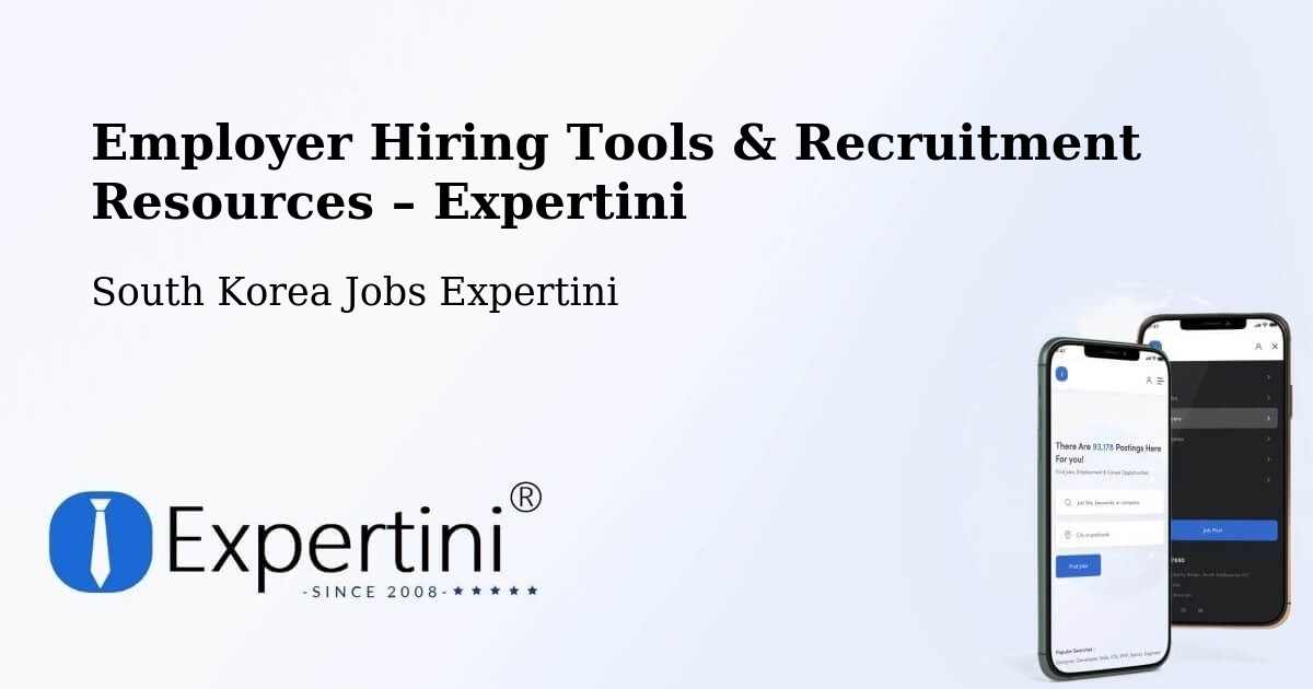Employer Hiring Tools & Recruitment Resources – Daegu - Daegu, South Korea Jobs Expertini