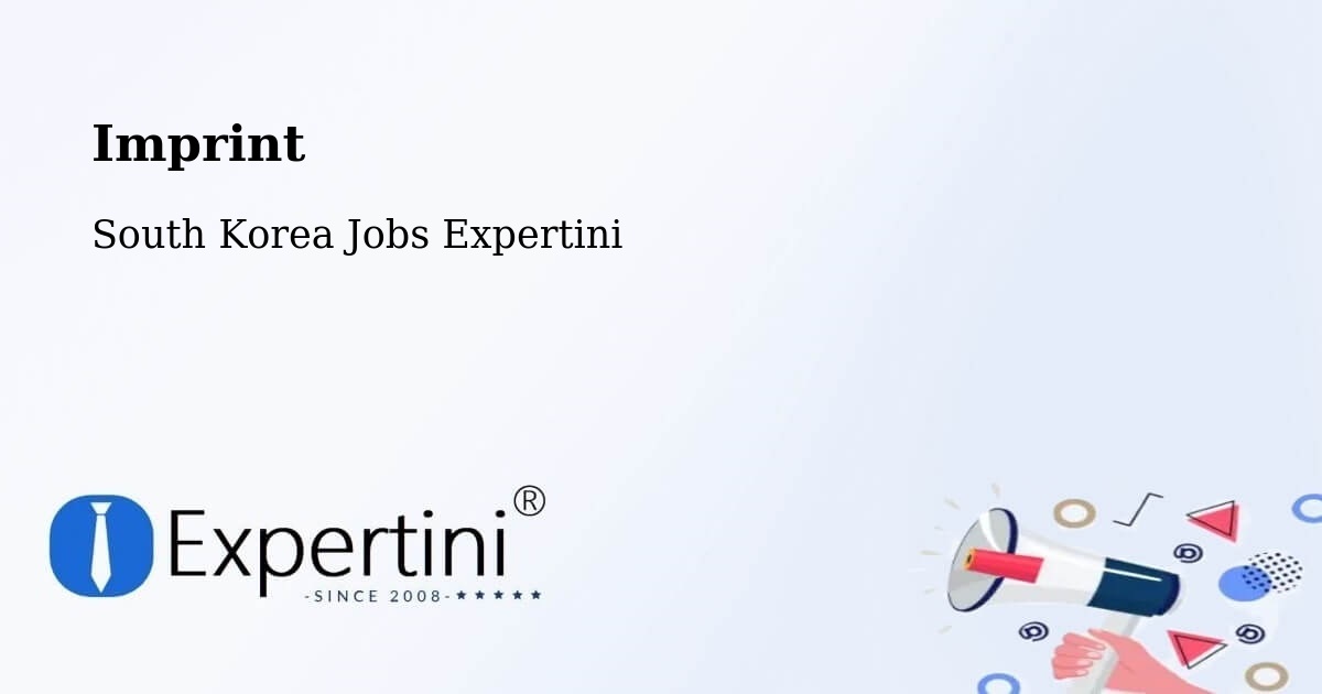 Imprint – Daegu - South Korea Jobs Expertini