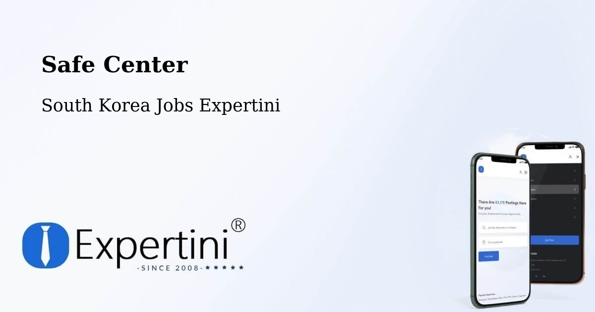 Safety Center – Daegu - South Korea Jobs Expertini